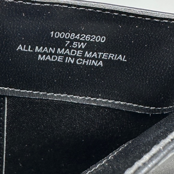 Thalia Sodi Women’s Vigi Zip Faux Leather Wide Calf Riding Boots Black 7.5 W NIB - Picture 7 of 10